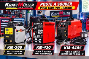 POSTES A SOUDER KRAFTMULLER KM-360/ KM-430/ KM-4405