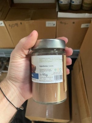 Cannelle moulue 95 g en pot verre – 85 pots – fin de stock épicerie fine