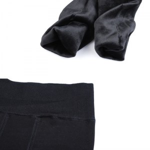 WINTER TIGHTS BLACK : Collants Thermiques Hiver avec Intérieur Polaire Taille Unique ...