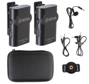 BOYA BY-WM4 PRO K1 kit Microphone HF sans fil 1 émetteur et 1 récepteur