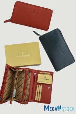 LAURA BIAGIOTTI (Italie) portefeuilles en cuir pour femme, vente en gros