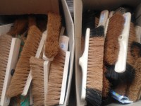 Balai coco /de nettoyage en fibre detail ou lots