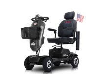 Xspracer Max Plus Grey 4 Wheels Outdoor Compact Mobility Scooter with 2pcs 20ah Lead Ac...