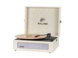 Platine Vinyle Bluetooth 5.0 - Tourne-Disque Portable 6 W RMS, 33/45/78 Tours et AUX-IN