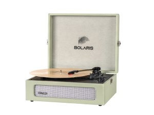 Platine Vinyle Bluetooth 5.0 - Tourne-Disque Portable 6 W RMS, 33/45/78 Tours et AUX-IN