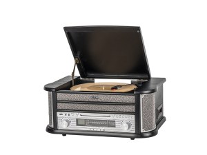 Platine Vinyle Bluetooth 5.0 - Tourne-Disque Multifonctions 5 W RMS, CD, Cassette, FM...