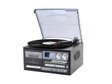 Platine Vinyle Bluetooth 5.0 - Tourne-Disque Multifonctions 10 W RMS, CD, Cassette, FM...