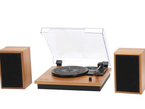 Platine Vinyle Bluetooth 5.0 - Tourne-Disque 10 W RMS, 33/45/78 Tours avec Enceintes Dé...