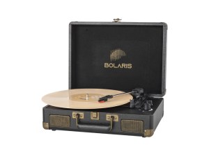 Platine Vinyle Bluetooth 5.0 - Tourne-Disque Portable 3 W RMS, 33/45/78 Tours et AUX-IN