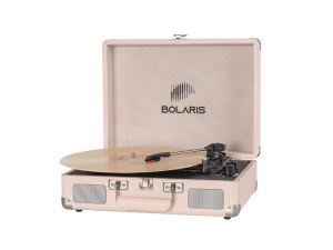 Platine Vinyle Bluetooth 5.0 - Tourne-Disque Portable 3 W RMS, 33/45/78 Tours et AUX-IN