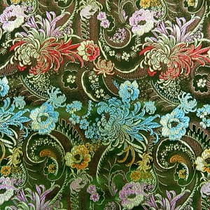 Tissu de brocart au broderie fine - Vente tissus en gros ou moyen quantité (G119)