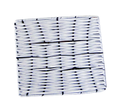 Corbeille métal et plastique