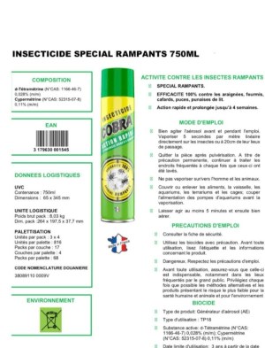 Fury anti-punaise de lit COBRA