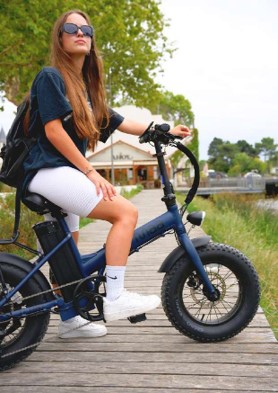 FATBIKES MODELE VAE TI -TINY PLIANT GRANDE AUTONOMIE 120 KMS