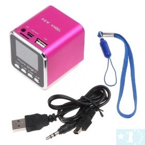 Micro SD TF USB Mini haut-parleur stéréo Musique Lecteur MP3 Radio FM