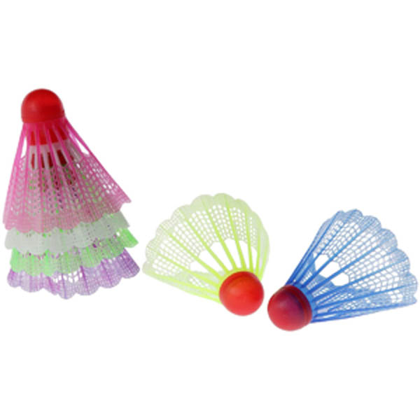 Lot De 24 Balles De Badminton Plastique - Volants Multicolores, Tête En Mousse, Pour Entraînement Et Jeu En Intérieur/extérieur