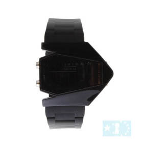 Montre LED pour Homme Edition V, Bracelet en Silicone, Avec Affichage de la Date